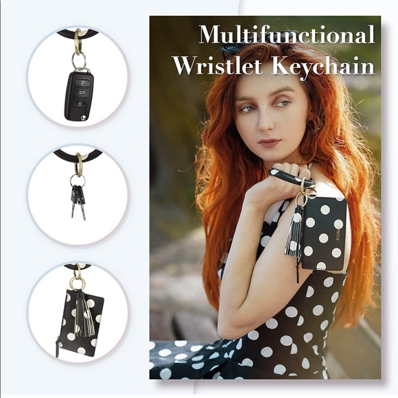 Wristlet keychain and wallet - Picture 4 of 7